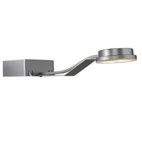 Spot LED intégrée Emera 400lm IP44 blanc froid et blanc neutre Colours chrome L.8,3 x l.30 x H.4,3cm