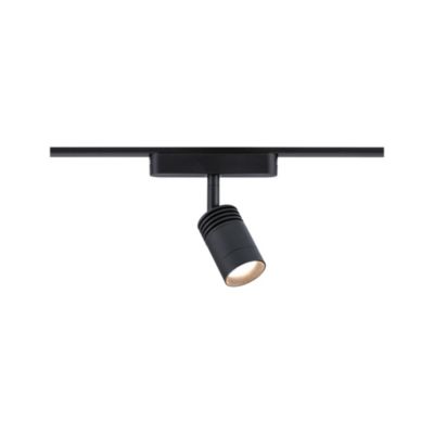 Spot LED orientable noir effet brossé H.16,1 cm 640 lm pour rail magnétique 5 W Paulmann Veya