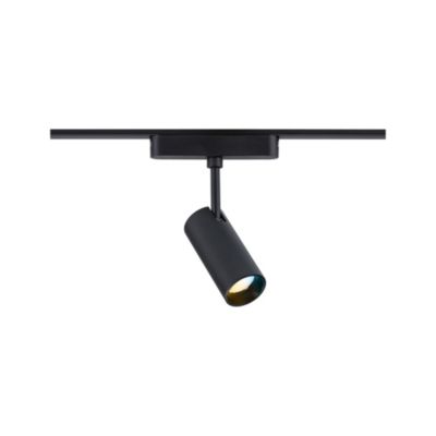 Spot LED orientable noir effet brossé H.17,3 cm 800 lm pour rail magnétique 7,5 W Paulmann Veya