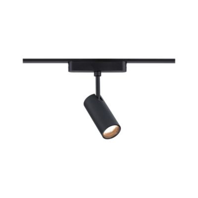 Spot LED orientable noir effet brossé H.17,3 cm 900 lm pour rail magnétique 7,5 W Paulmann Veya