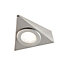Spot LED raccordable Diall Huetter triangle chrome 2,5W IP20