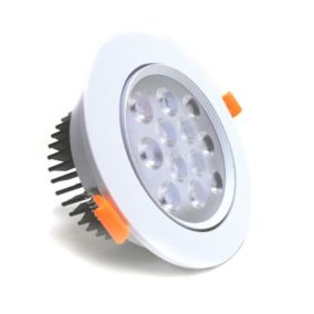 Spot LED Rond Encastrable Orientable 12W 80degrés - Blanc Chaud 2300K - 3500K - SILAMP