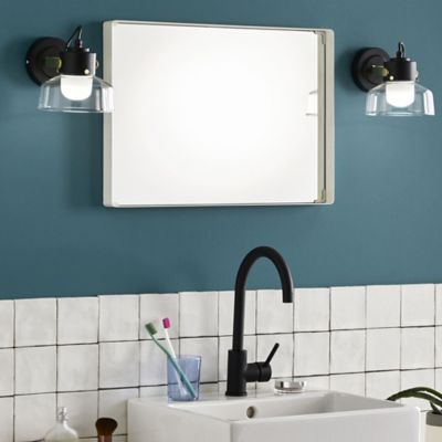 Spot Led Salle De Bain Corep Marko Noir Laiton 5w Ip44 Castorama