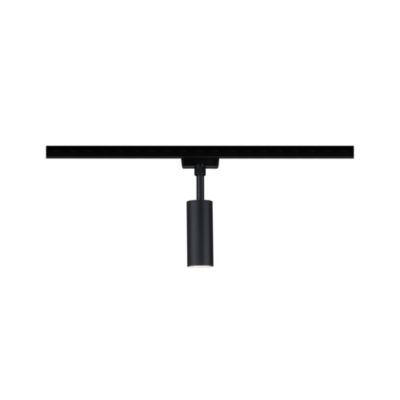Spot LED sur rail tube URail noir mat IP23 480lm 230V H.18.6cm Paulmann