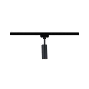 Spot LED sur rail tube URail noir mat IP23 480lm 230V H.18.6cm Paulmann