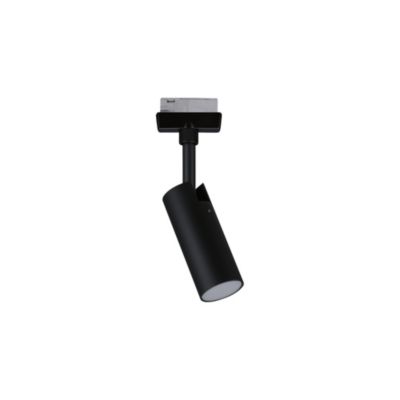 Spot LED sur rail Urail Tubo II noir mat IP20 230V L.10.5 x l.4.2 x H.18.6cm Paulmann