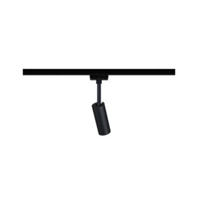 Spot LED sur rail Urail Tubo II noir mat IP20 230V L.10.5 x l.4.2 x H.18.6cm Paulmann