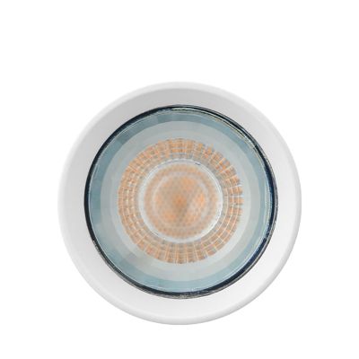 Spot long alu GAMA-5520 rond GU10 35W Blanc