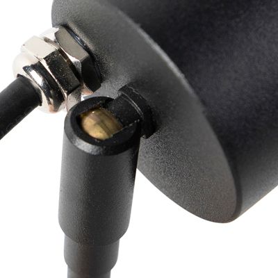Spot orientable à piquet noir IP44 - Solo