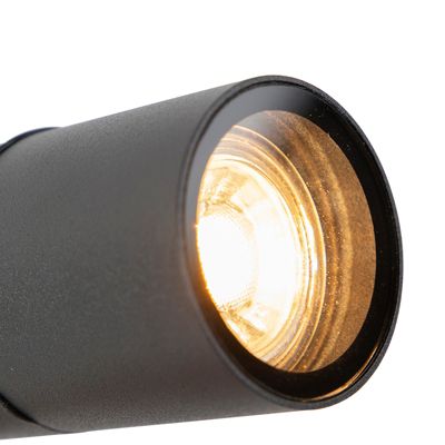 Spot orientable à piquet noir IP44 - Solo