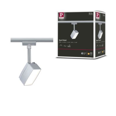 Spot Pedal Led 5W Paulmann - Eclairage Tableau sur Rail Plafond Chrome mat