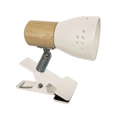 Spot pince GU10 35W Seynave Arcadia beige l.6 x H.13 x P.12 cm