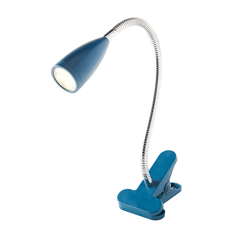 Turquoise Lampe de lecture Pince 
