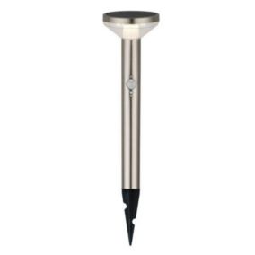Spot à piquer LED Solaire 50cm 2W IP44 avec détecteur de mouvement - Blanc Chaud 2300K - 3500K - SILAMP