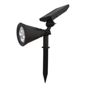 Spot à piquer LED Solaire pour Jardin 2W 5.5V DC (4 LED) - Blanc Froid 6000K - 8000K - SILAMP