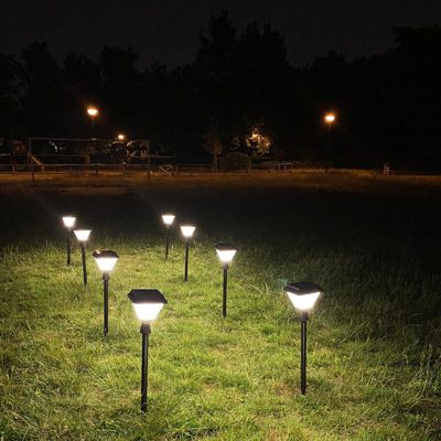 Spot à Piquer Solaire Crépusculaire IP65 2W - Blanc Chaud 2300K - 3500K - SILAMP