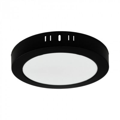 Spot plafond apparent noir 22cm LED 18W 4000K Ecolight | Castorama