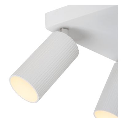 Spot plafond CLUBS en aluminium avec 4xGU10 - Blanc - Lucide