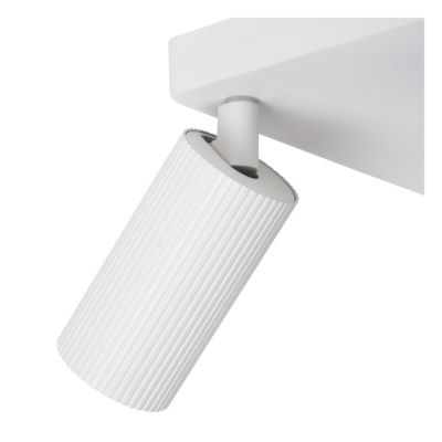 Spot plafond CLUBS en aluminium avec 4xGU10 - Blanc - Lucide
