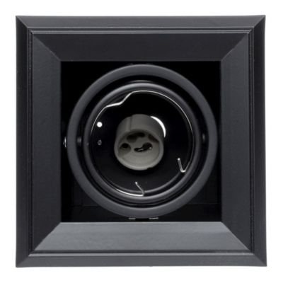 Spot plafond LED carré noir orientable 7W Milagro ML472 | Castorama