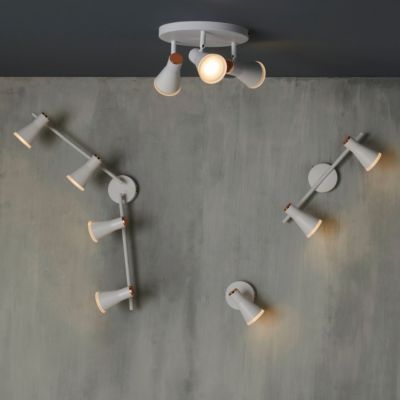Spot pliable LED intégrée Vaughan 4 x 300 lm Colours blanc chaud
