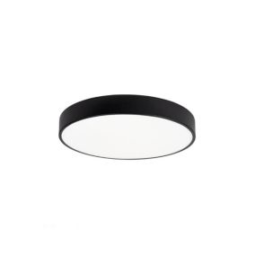 Spot Saillie LED 30W rond 400mm Noir - Blanc Chaud 3000K