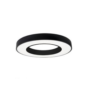 Spot Saillie LED 36W rond 500mm Noir - Blanc Naturel 4500K