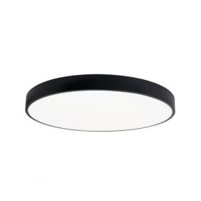 Spot Saillie LED 54W rond 600mm Noir - Blanc Chaud 3000K