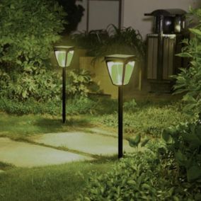 Spot Solaire Connecté à piquer Lanterne RGBW IP54 60cm - SILAMP