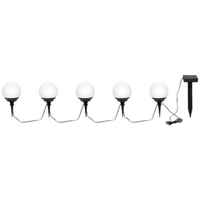 Spot solaire extérieur à piquer 5 têtes IP44
