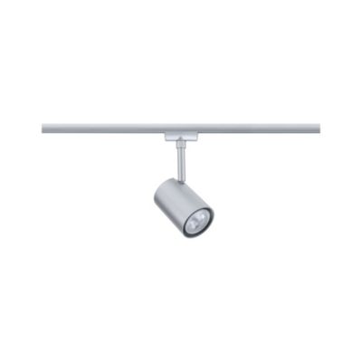 Spot sur rail Luxe gris chromé mat URail IP20 GU10 10W Ø.6,5 x H.16,3cm Paulmann