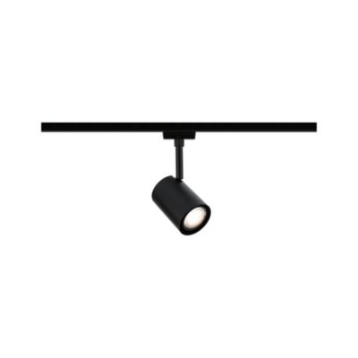 Spot sur rail Luxe noir URail IP20 GU10 10W Ø.6,5 x H.16,3cm Paulmann