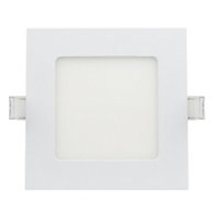 Spots à encastrer LED intégrée Colours Octave carré blanc 380 lm