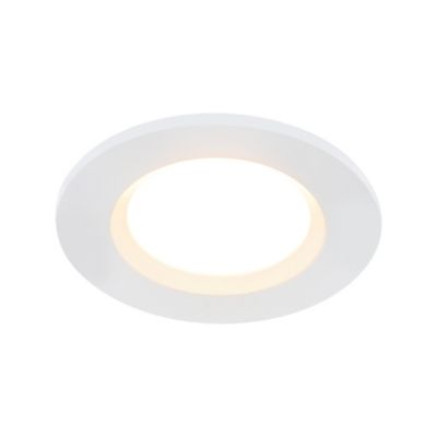 Spot encastrable extra-plat LED intégrée Colours Octave IP20 blanc métal  850 lm