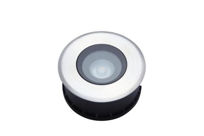Spots Brockton LED intégrée 350lm IP65 et IP67 GoodHome chrome