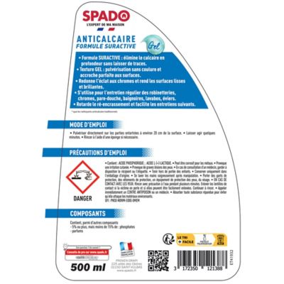 Spray anticalcaire suractif Spado 500ml