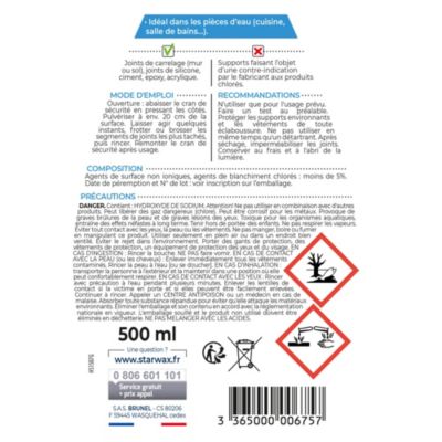 Spray décrassant joints Starwax 500ml