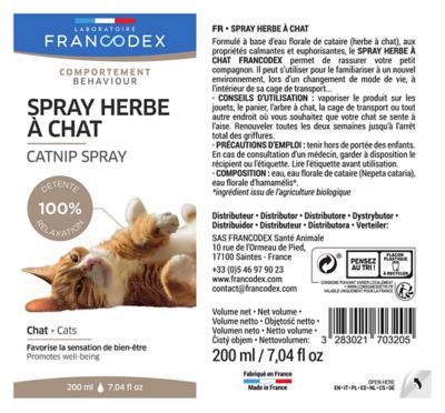 Spray herbe à chat 200ml Zolux stimulant pour chats