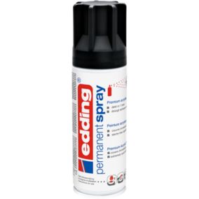 Spray peinture acrylique Edding noir mat 200 ml