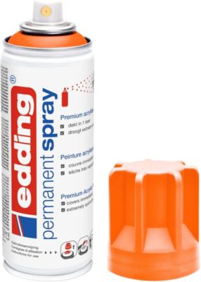 Spray peinture acrylique Edding orange fluo 200 ml