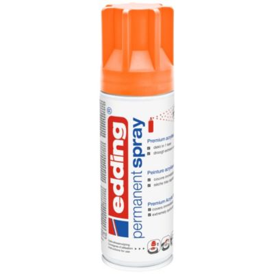 Spray peinture acrylique Edding orange fluo 200 ml