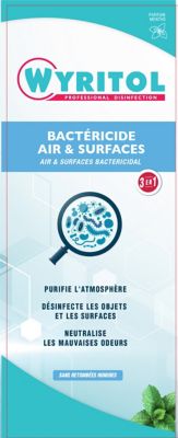 Spray purificateur d'air bactéricide air & surfaces Wyritol 500ml