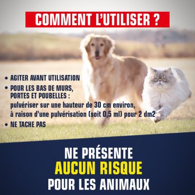 Spray répulsif chiens et chats Kapo expert 500ml