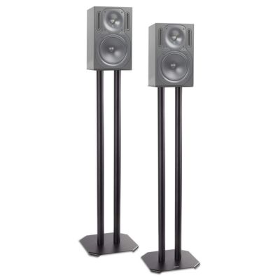 SPS1022-80 Pieds enceintes 80 cm lestables avec du sable Cônes anti vibrations Set de 2 pour hifi stéréo home cinema Duronic