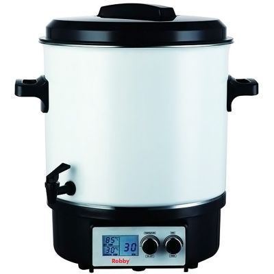 Stérilisateur de bocaux électrique avec écran lcd robinet et minuteur 27l 1800w Robby STERI PRO LCD