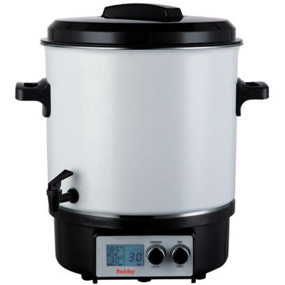 Stérilisateur de bocaux électrique avec écran lcd robinet et minuteur 27l 1800w Robby STERI PRO LCD