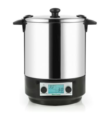 Stérilisateur de bocaux électrique cuve inox avec écran lcd et minuteur 12l 1650w Nature&saveurs NSST12INA