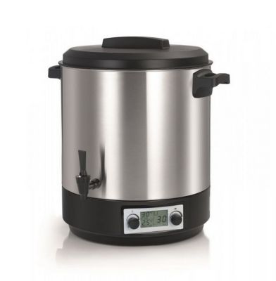 Stérilisateur de bocaux électrique cuve inox avec écran lcd robinet et minuteur 31l 2000w Nature&saveurs NS-ST31INA