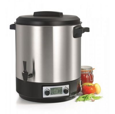 Stérilisateur de bocaux électrique cuve inox avec écran lcd robinet et minuteur 31l 2000w Nature&saveurs NS-ST31INA