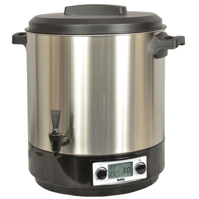 Stérilisateur de bocaux électrique cuve inox avec écran lcd robinet et minuteur 31l 2000w Robby STERI PRO INOX XL LCD